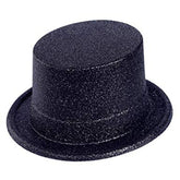 NessiWorld Black Color Long Plastic Glitter Party Hat